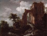 A ruined Entance gate of  Brederode Castle Jacob van Ruisdael